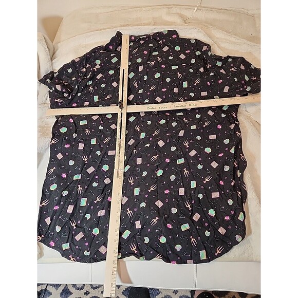 Disney Haunted Mansion Tarot Cards Universe Mens Shirt button down 3XL NEW NWT - Picture 8 of 10